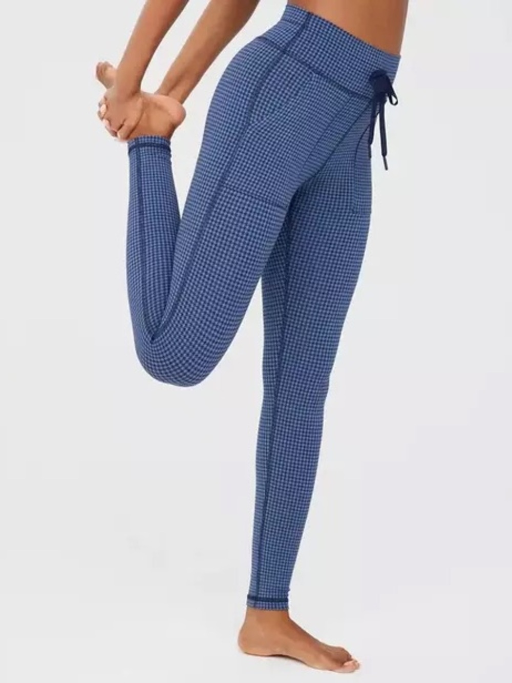 NWOT OFFLINE By Aerie Mini Houndstooth Drawcord Legging